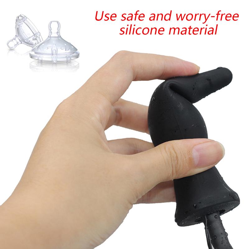 Vibration Inflatable Huge Big Anal Plug for Women Pump Anal Dilator Prostate Massager Vibration Super Large Masturbat Butt Plug