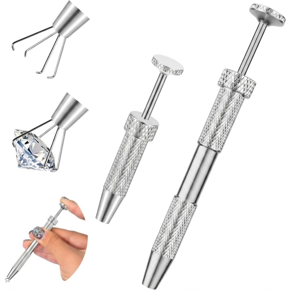 1/2pcs Anti-Slip Mini Grabber Pens Stainless Steel Jewelry Making Pliers for Changing Jewelry