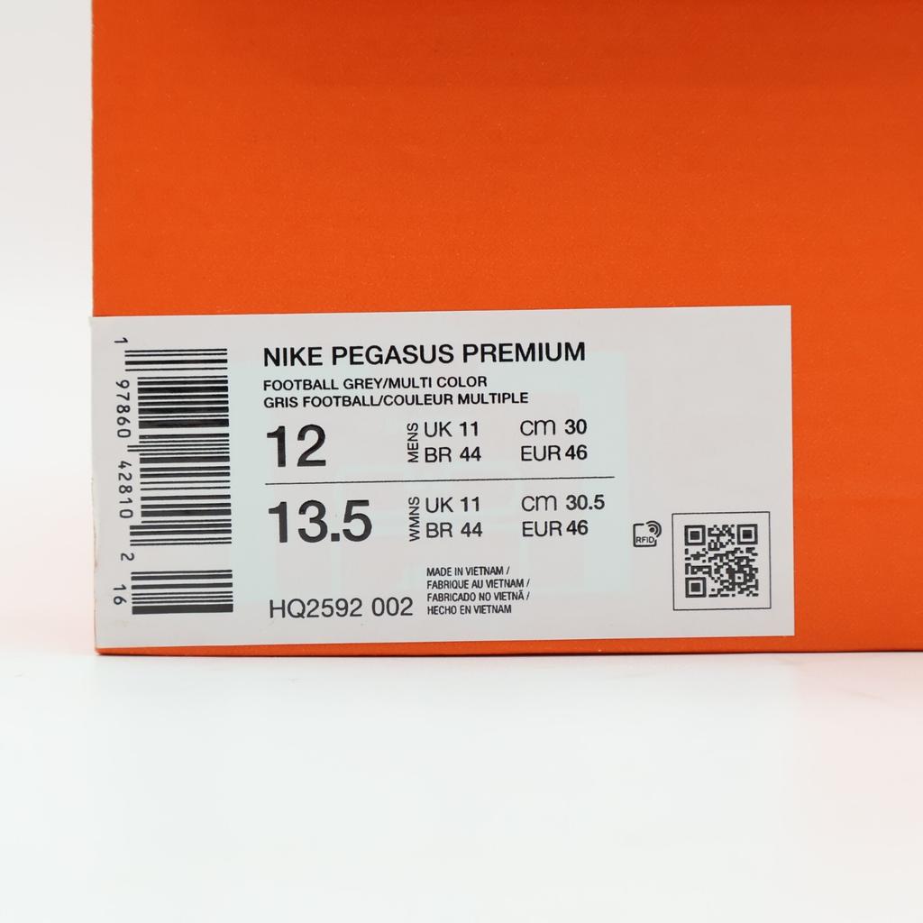 HQ2592-002 Nike Pegasus Premium Football Grey Multi Color Total Orange (Men's)