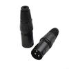 10 Pairs XLR Male Coupling 10 Male + 10 Female Microphone Cable 3-pin Cable Set