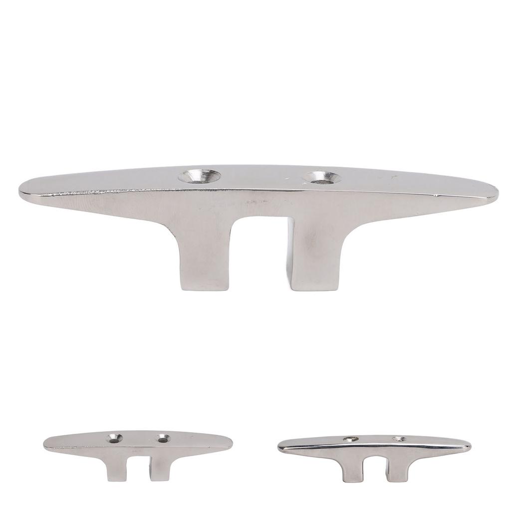 Boat Dock Cleat Stainless Steel Deck Rope Tie Down  Line Cleat Holder for Ship Marine