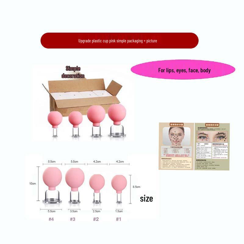 Enhanced Silicone Facial Cupping Set for Skin Lifting and Beauty