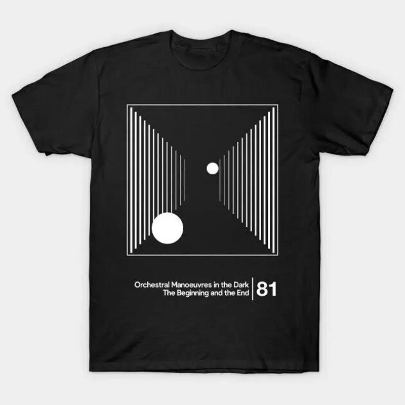 

Omd The Beginning U0026 End Minimal Style Artwork Design T Shirt S разноцветный