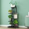 Floor-Standing Metal Flower Pot Rack