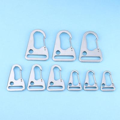 1/3 Pièces Mousqueton à Ressort Bouche d'Aigle Boucle en Acier Inoxydable Mousqueton d'Escalade Suspendu en Plein Air Pour Sangle en Cuir Ceinture Sacs Porte-clés