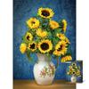 Puzzle Gallery Sunflower Vase II 500-Piece Jigsaw Puzzle