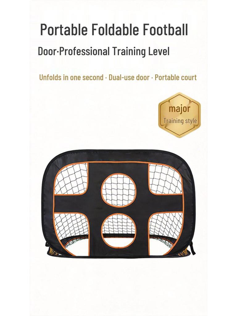 Kids' Portable Multi-Purpose Folding Soccer Goal for Indoor/Outdoor Use