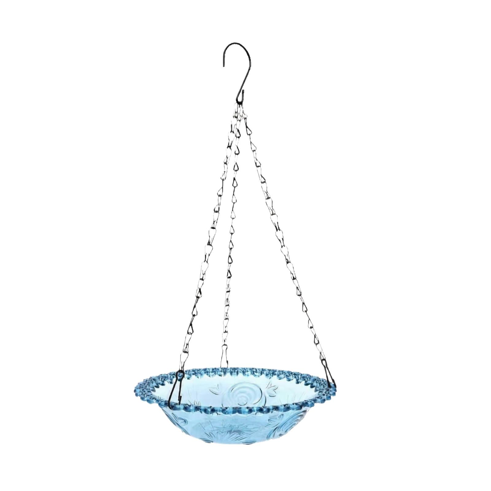Bird Feeder, Outdoor Garden Hanging Bird Feeder, Single Layer Bagged синий