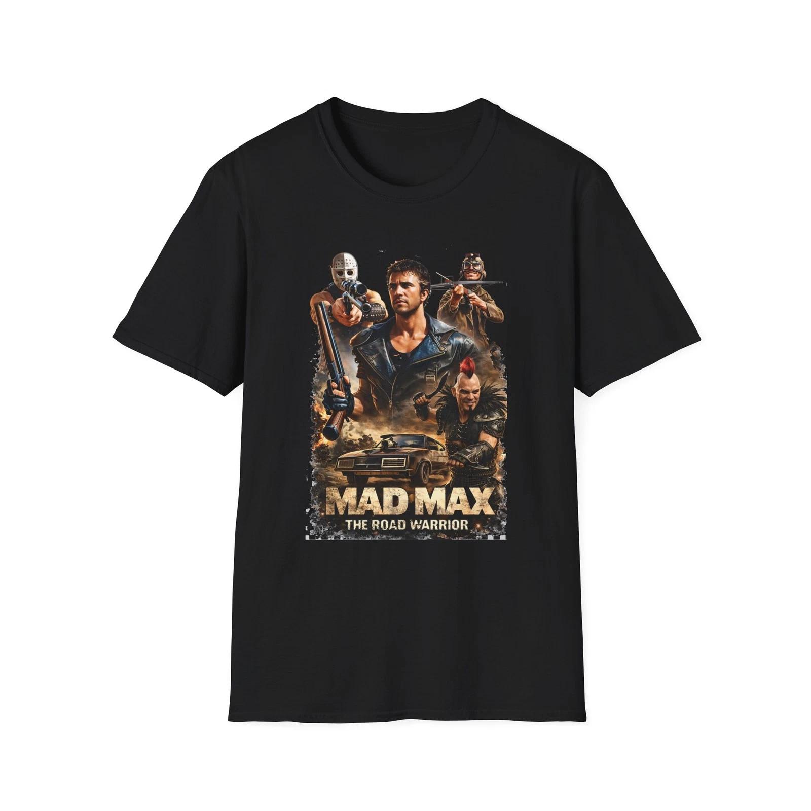 Mad Max  Road warrior T-Shirt | Post-Apocalyptic Movie Art XXL