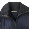 Made In Japan Upscape Audience Rib Knit High Neck Blouson 16 Men Navy(USED)