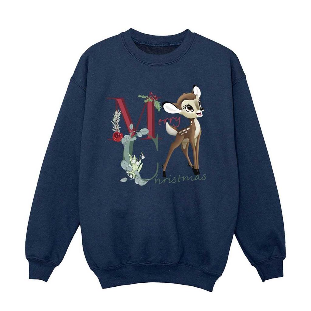 Bambi Girls Merry Christmas Sweatshirt
