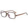 New Internet celebrity black frame anti-blue glasses women's fashion frame glasses men's trendy retro square small frame glasses