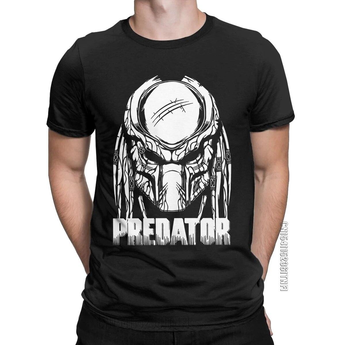 

Predator Movie Alien T-Shirts Unisex Funny Pure Cotton Tees Crew Neck Classic Short Sleeve T Shirt Plus Size Clothing