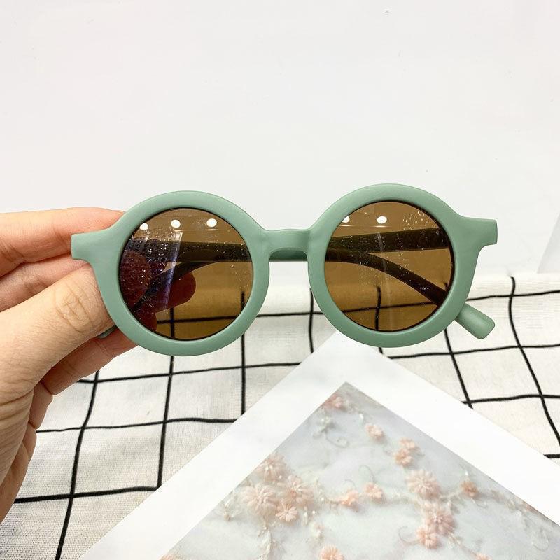 Children's Sunglasses Anti-Uv Round Frame Kids Sunglasses Baby Boys Girls Eyewear