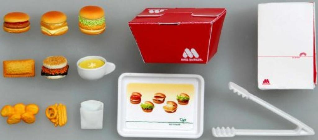 Licca-chan Mos Burger Shop Komono Set B Apple Pie