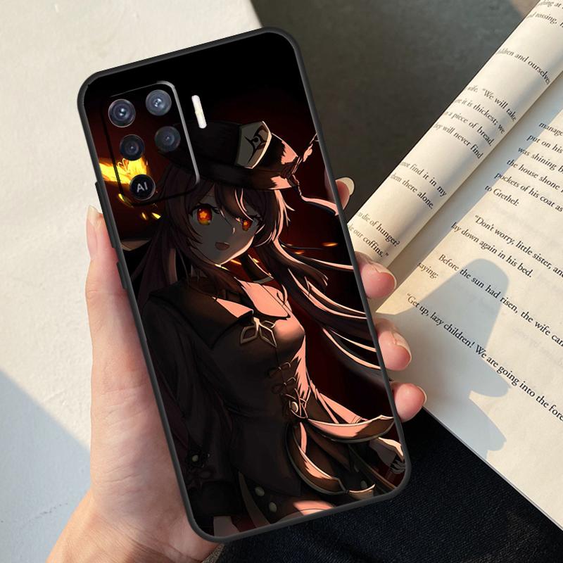 Hu Tao Genshin Impact Case For Oppo A5 Pro A15 A16 A17 A57 A77 A94 A74 A54 A76 A96 A40 A60 A80 A18 A38 A58 A78 A98