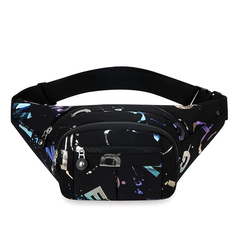 1Pc Large Capacity Waterproof Work Sports Mobile Phone Fanny Pack Women's Running Fashion Versatile Satchel Wallet Tide