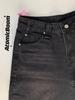 Damen American Style Retro Schwarze Denim Capri-Hosen - Sommer Locker Mittellang Fünf-Punkt Gerade Bein Übergröße Shorts