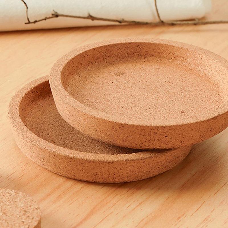 1Pc Non-Slip Cork Coasters Heat Resistant Wooden Cup Mat Anti-Hot Heat Pad Placemats Mug Holder Tea Coasters Tableware Decor