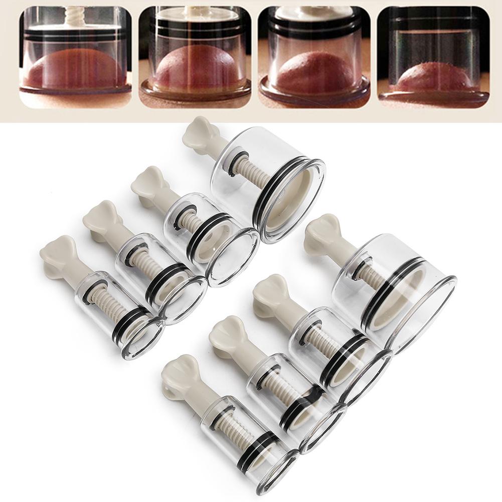 8 pièces Torsion Manuelle Rotationnelle Acupunture Ventouses sous Vide Set Massage Ventouse Tasse