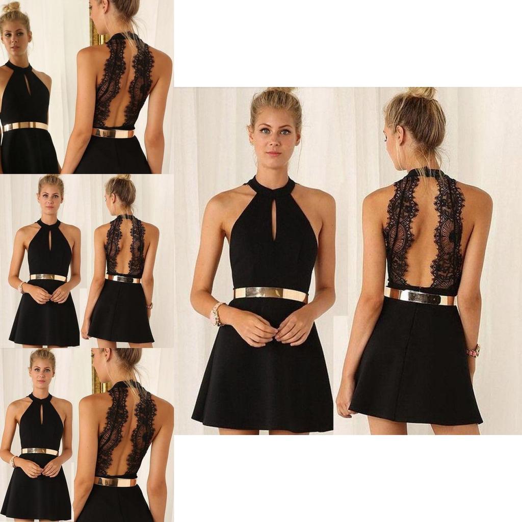 Elegantes Damen Sommerkleid aus Chiffon, perfekt für Cocktailpartys und Abendveranstaltungen
