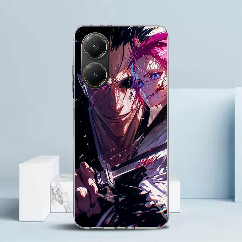 Zaraki Kenpachi Bleach Phone Case For Xiaomi Poco F7 Ultra X5 X6 X7 Pro M7 Redmi 15C 15 13C 13 12C 12 10C 10 10A 9 9C 9A 9T Cove
