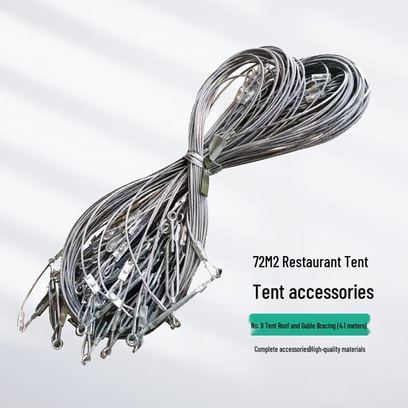 Hanlu Restaurant Tent Roof & Gable Tensioner 72 sqm