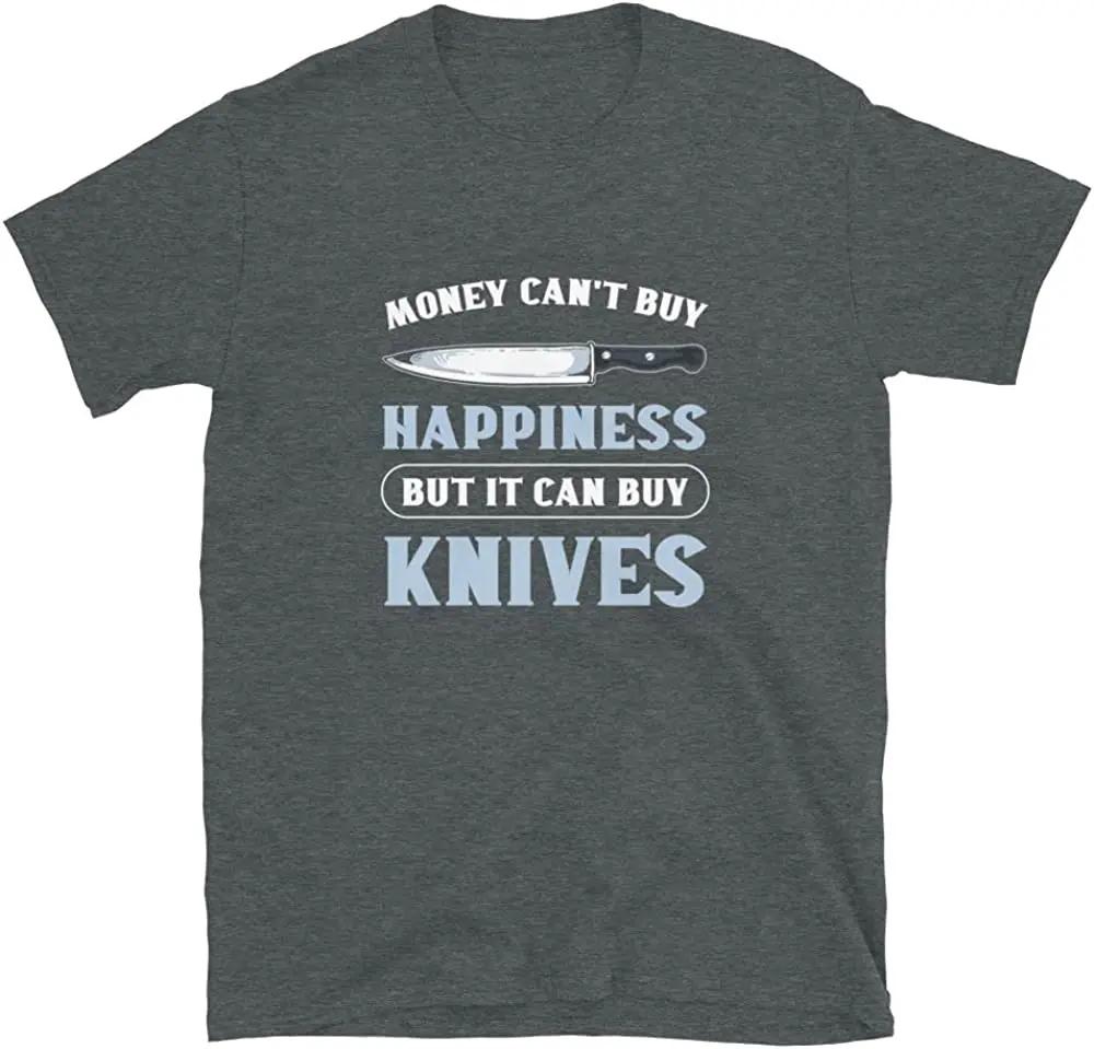 Money Cant Buy Happiness But Can Buy Knives Knife Collector TShirt Mens 100 Cotton Casual Tshirts Loose Top Size S3XL