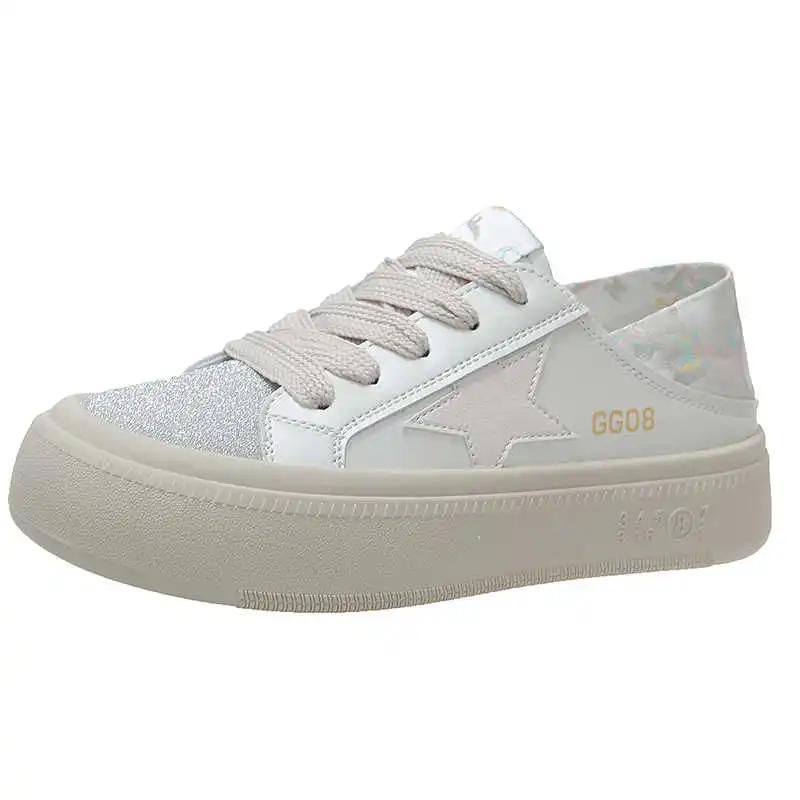 Fashion Normal Leather Natural Leather Moccasins Shoes High Top Sneakers For Women Long Boot Sport Snackers Sapateni Vietnam