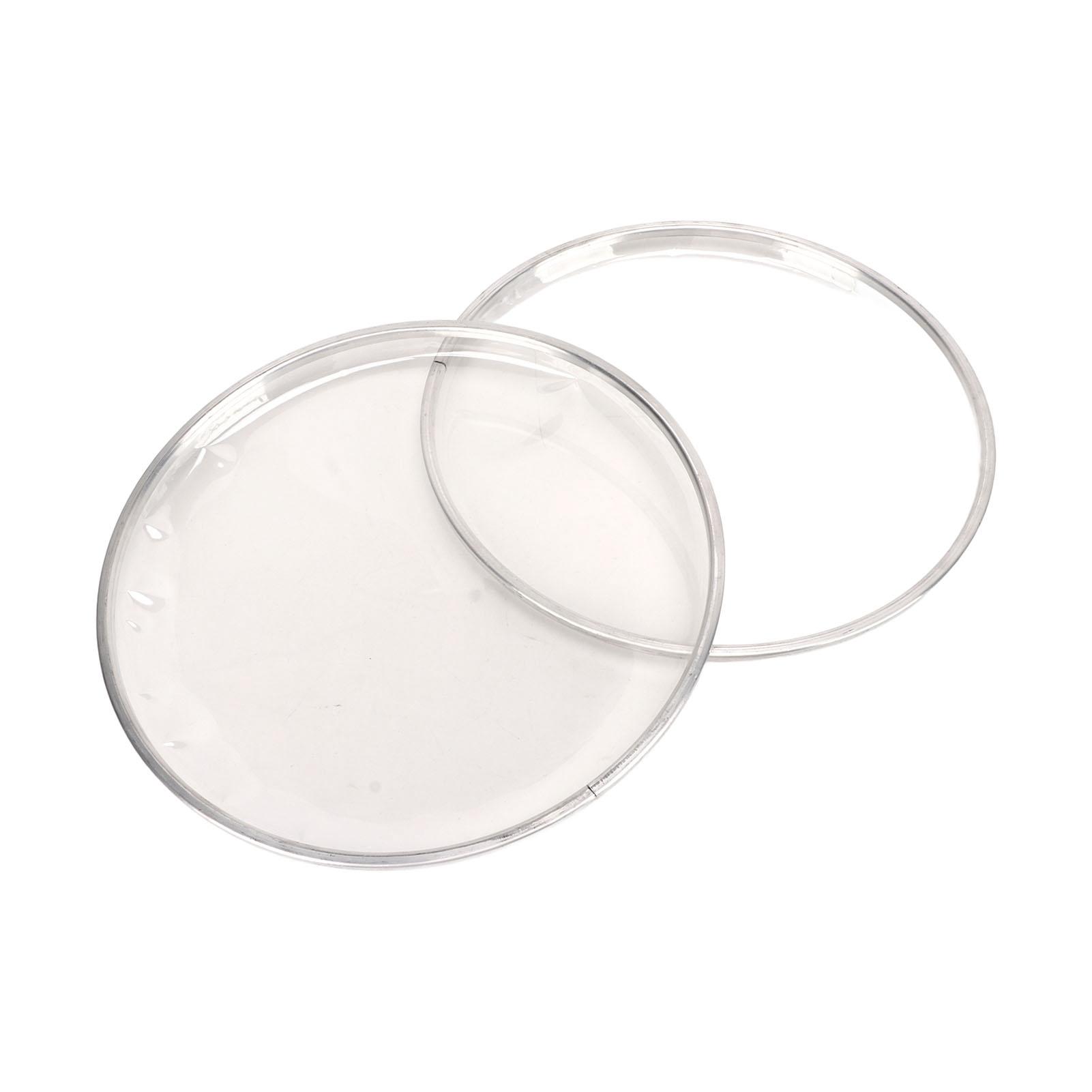 

2Pcs Drumhead 8in Drum Head 2 Layer Polyester Film Instrument Accessory for Replacement Transparent прозрачный