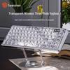 Qianxingzhe V82 Transparent Tri-Mode Mechanical Keyboard