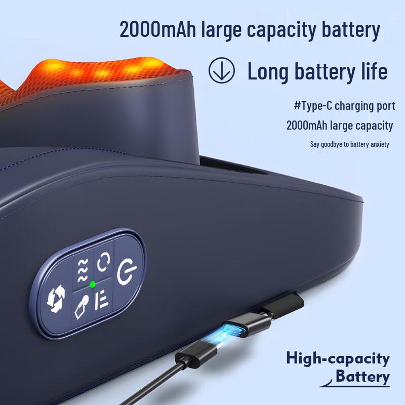AUX Heated Full Body Kneading Massage Pillow CN plug (adapter included)