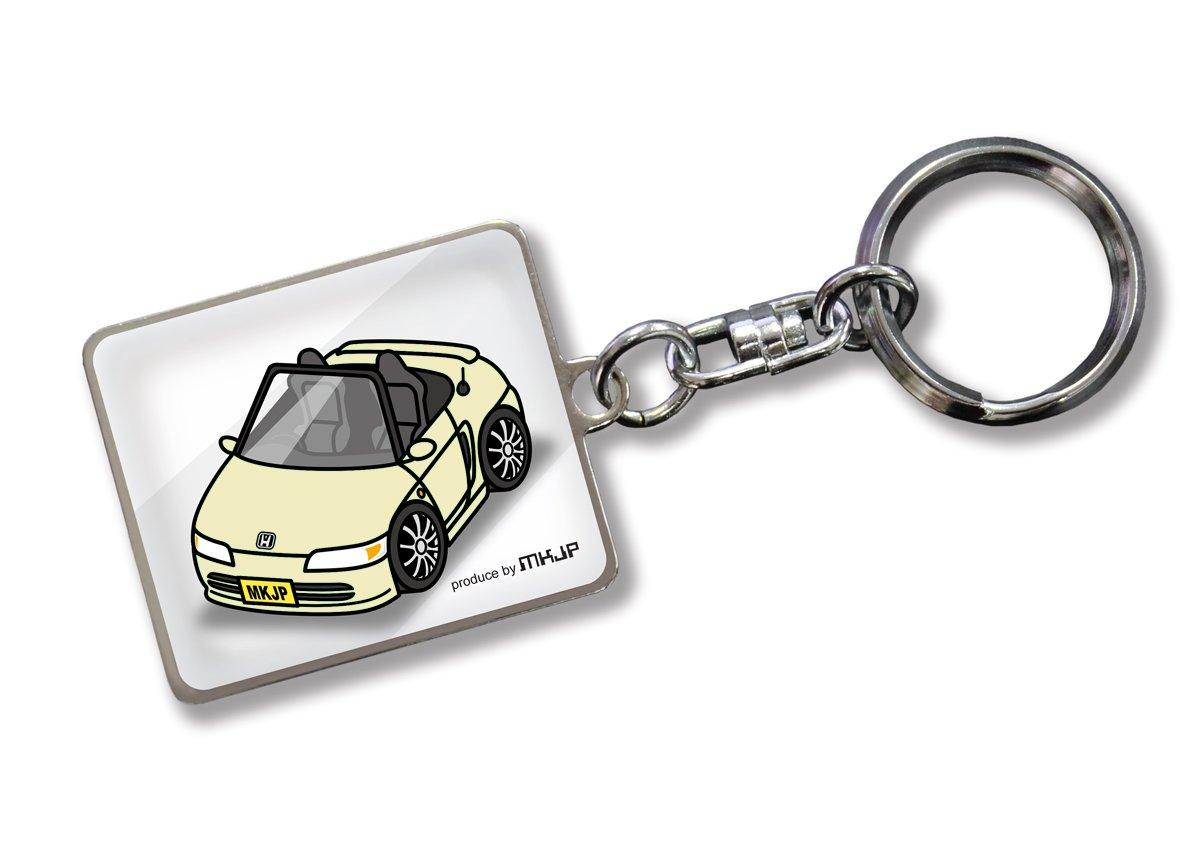 

Custom Keychain Honda Beat PP1 White Car Cream [MKJP] Base Color