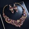European & American Bridal Jewelry Set - Elegant High-End Fashion Necklace & Accessories