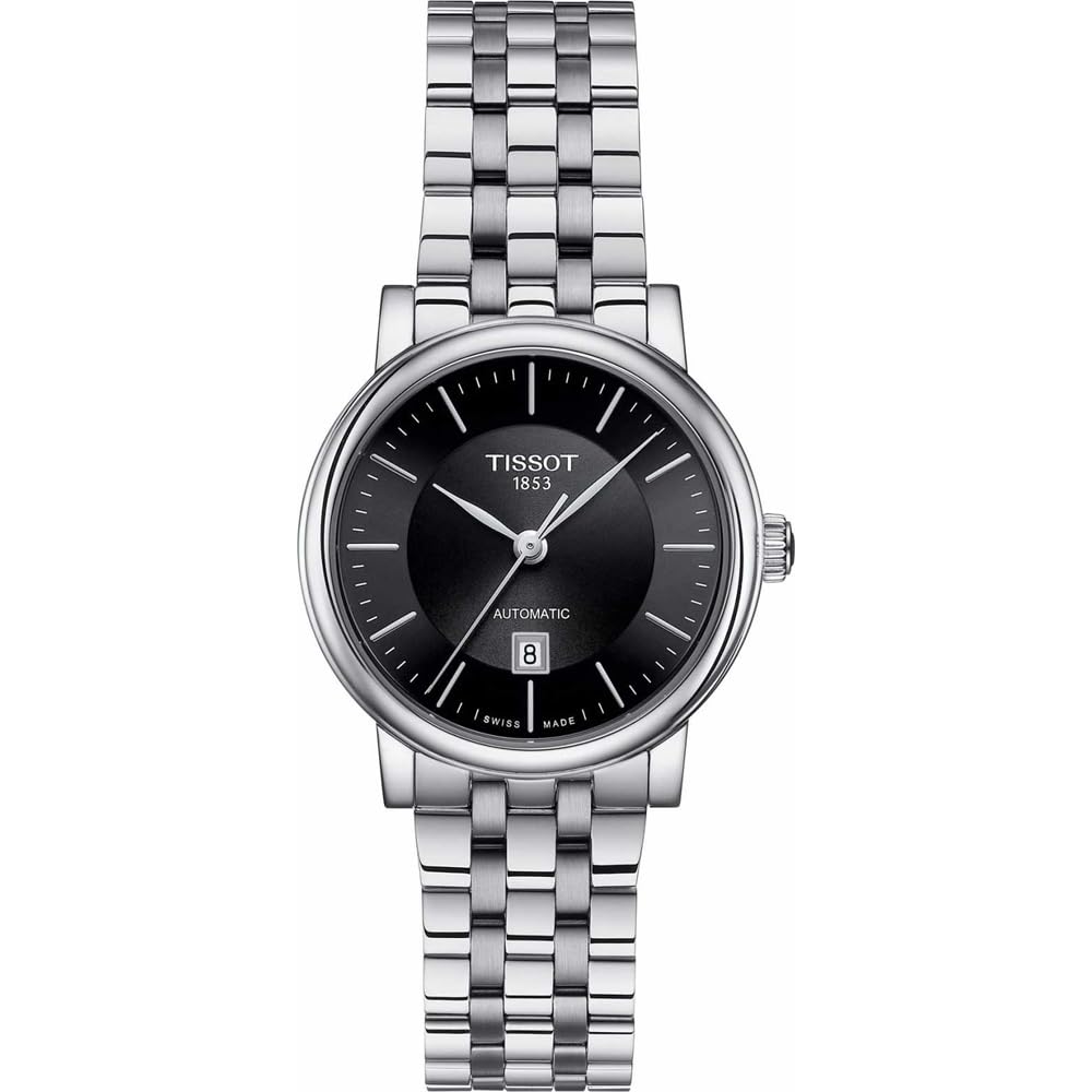 

TISSOT Carson Premium Automatic Ladies Watch with Bracelet [Official Import] T1222071105100 Women s Black Dial