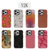 Luxury Y2K Vintage Sun Phone Case for iPhone 17 16e 16 15 14 13 12 11 X XS XR XSMAX 7 8 Air Pro Max Plus Luxury Double-layer
