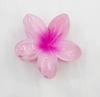 New Fashion Summer Gradient Flower Acrylic Hair Clip For Women Sweet Ponytail Hair Claw Shark Hairpin Barrettes Hair Accessories