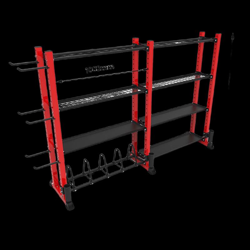 WEZHO Multi-functional Gym Storage Rack