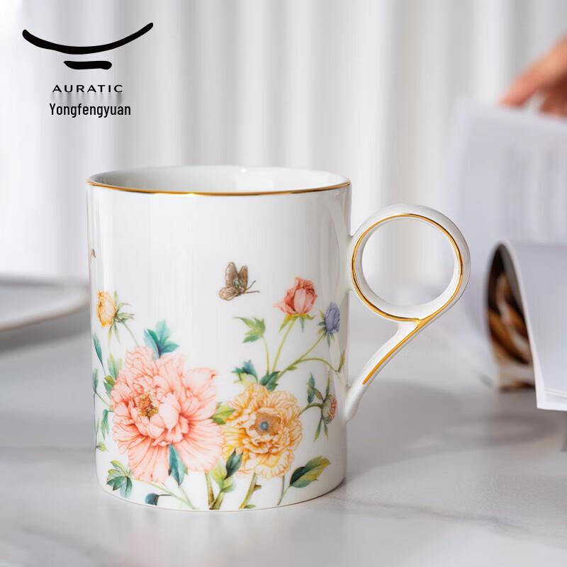 Yongfengyuan Fenghua Blossoms Chinese Ceramic Mug