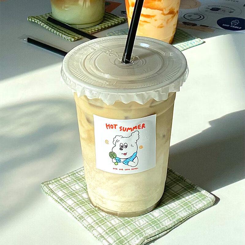 Disposable PET Cold Beverage Cup with Lid