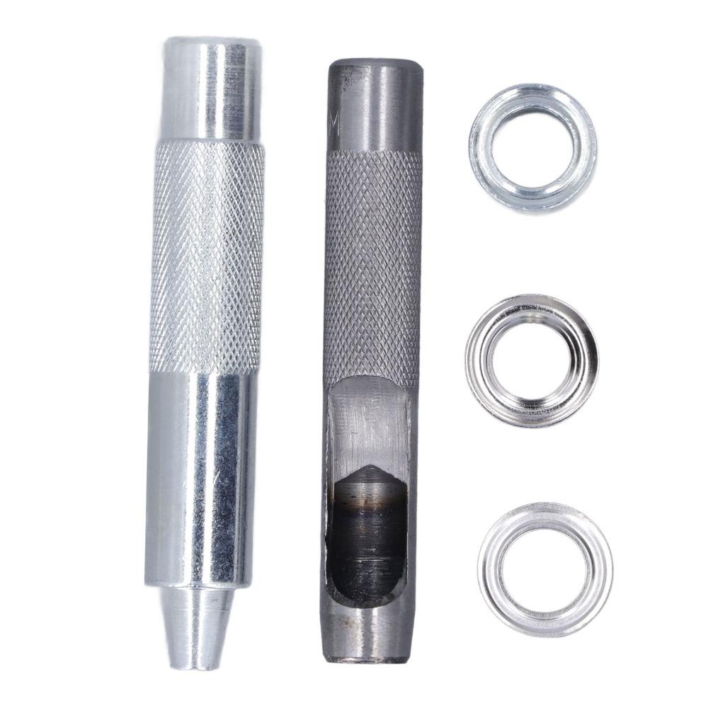 100 Sets Stainless Steel Grommet Tool Kit Inner Diameter 12MM Canvas Grommet Kit For Pool Covering