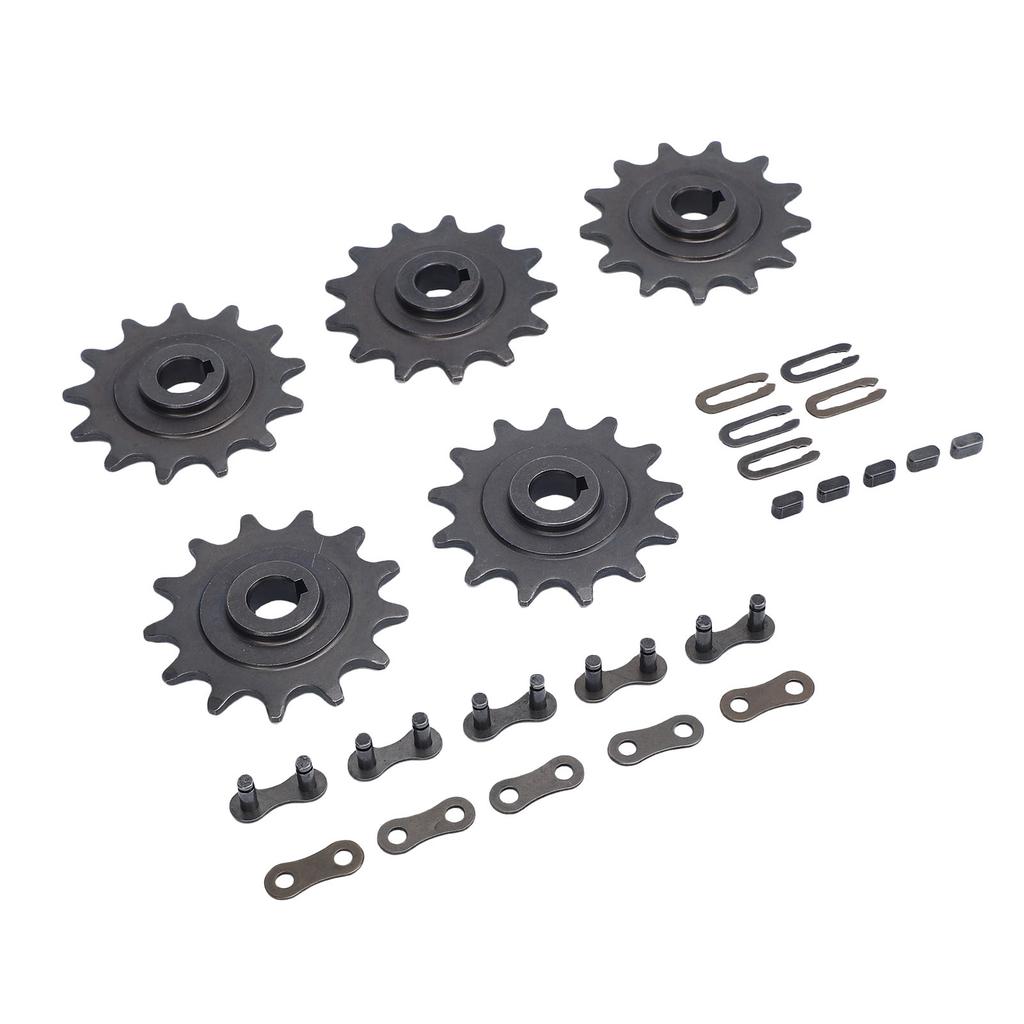 410 13T Rear Motor Sprocket with 410 Model Master Link Set for Go Kart Motorcycle ATV Quad
