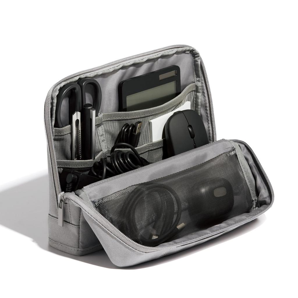 KOKUYO Stand Tool Pouch Hakobiz Gray AMBG-SP100M