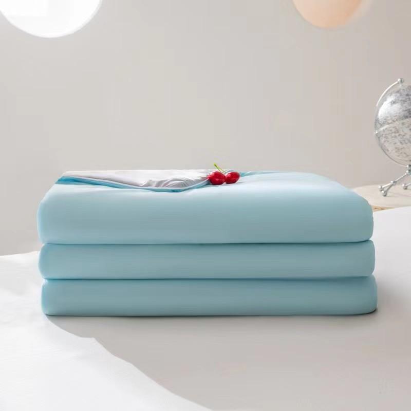 Single Piece of Ice Silk Summer Quilt Frozen Air Conditioning Thin Quilt Student Dormitory Machine Baptism Quilt