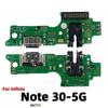 AiinAnt For Infinix Note 7 30 40 30i Pro Lite Vip 4G 5G Dock Mic USB Charger Board Charging Connector Port Flex Cable