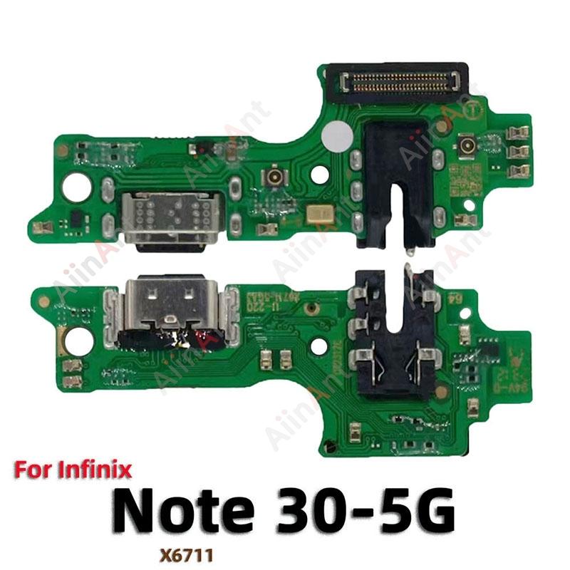 AiinAnt For Infinix Note 7 30 40 30i Pro Lite Vip 4G 5G Dock Mic USB Charger Board Charging Connector Port Flex Cable