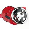Logo ABS Chrome Black Car Front Hood Emblem Bonnet Badge Rear Trunk Badge For Octavia Superb Rapid Kodiaq Yeti Karoq Fabia