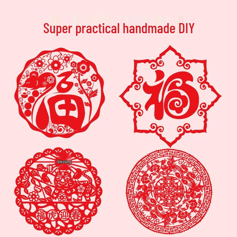 Red Wax Paper for Crafts: A4/A3 Red Sheets, Single/Double-Sided, Perfect for Origami, Window Decorations, and Kids' Projects.