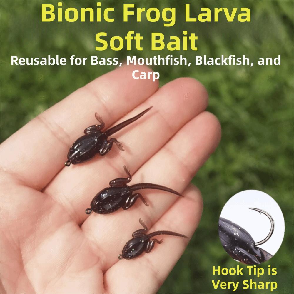 With Hooks Artificial Soft Bait Box Packaging TPE Floating Bait Bass Fishing