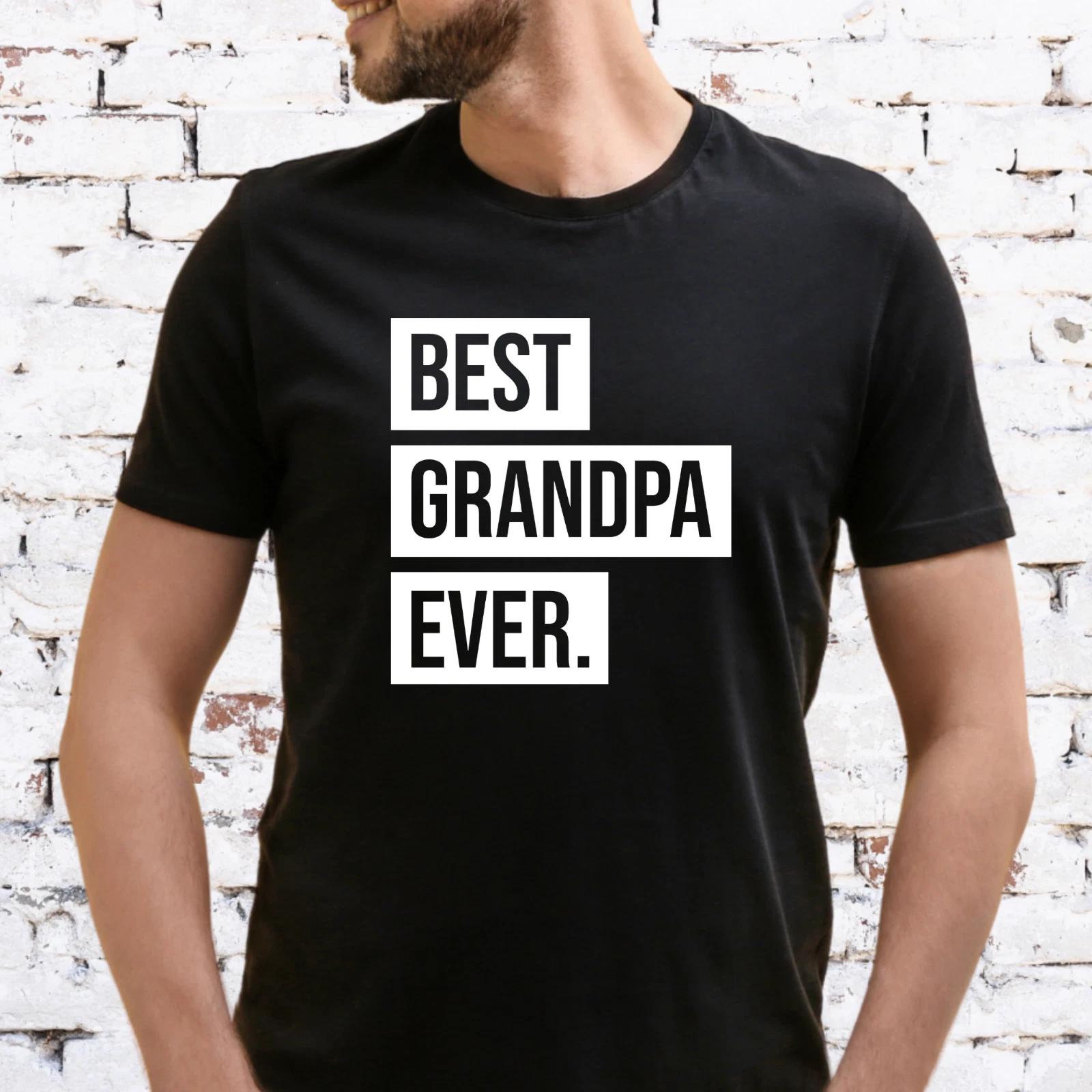 BEST GRANDPA EVER T-SHIRT, Gift for him, GRANDAD, XMAS, Various colour prints 4XL